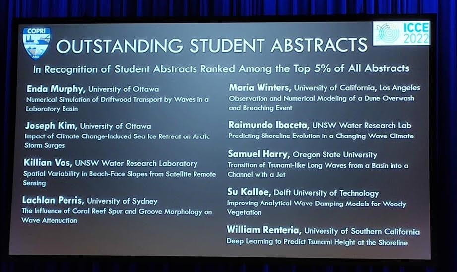 ICCE Outstanding Student Abstract Award – Maria Winters